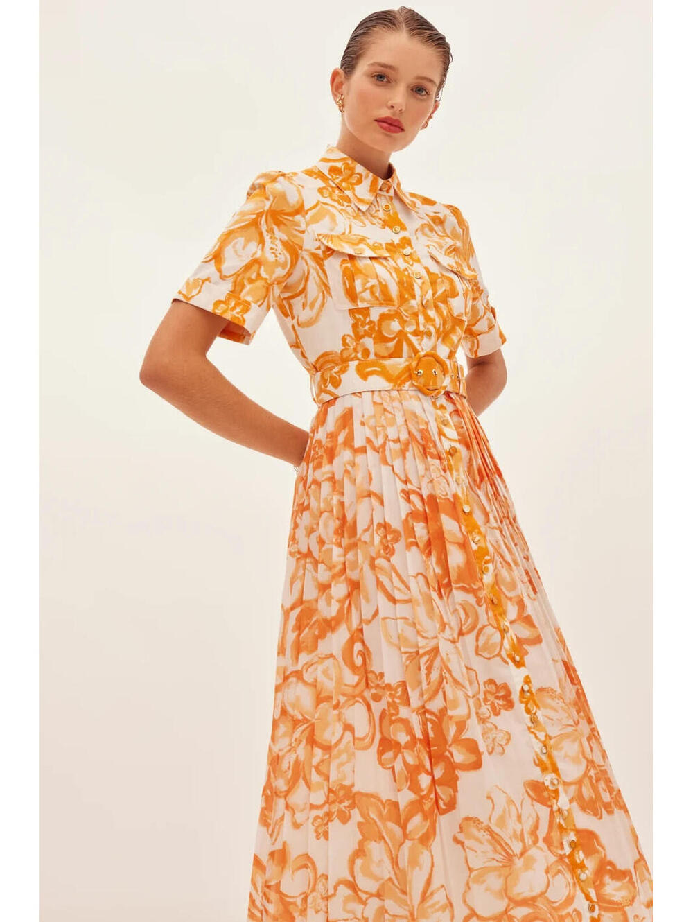 Kate Ford Belted Boater Gown Dress, $500 NEW, US 2